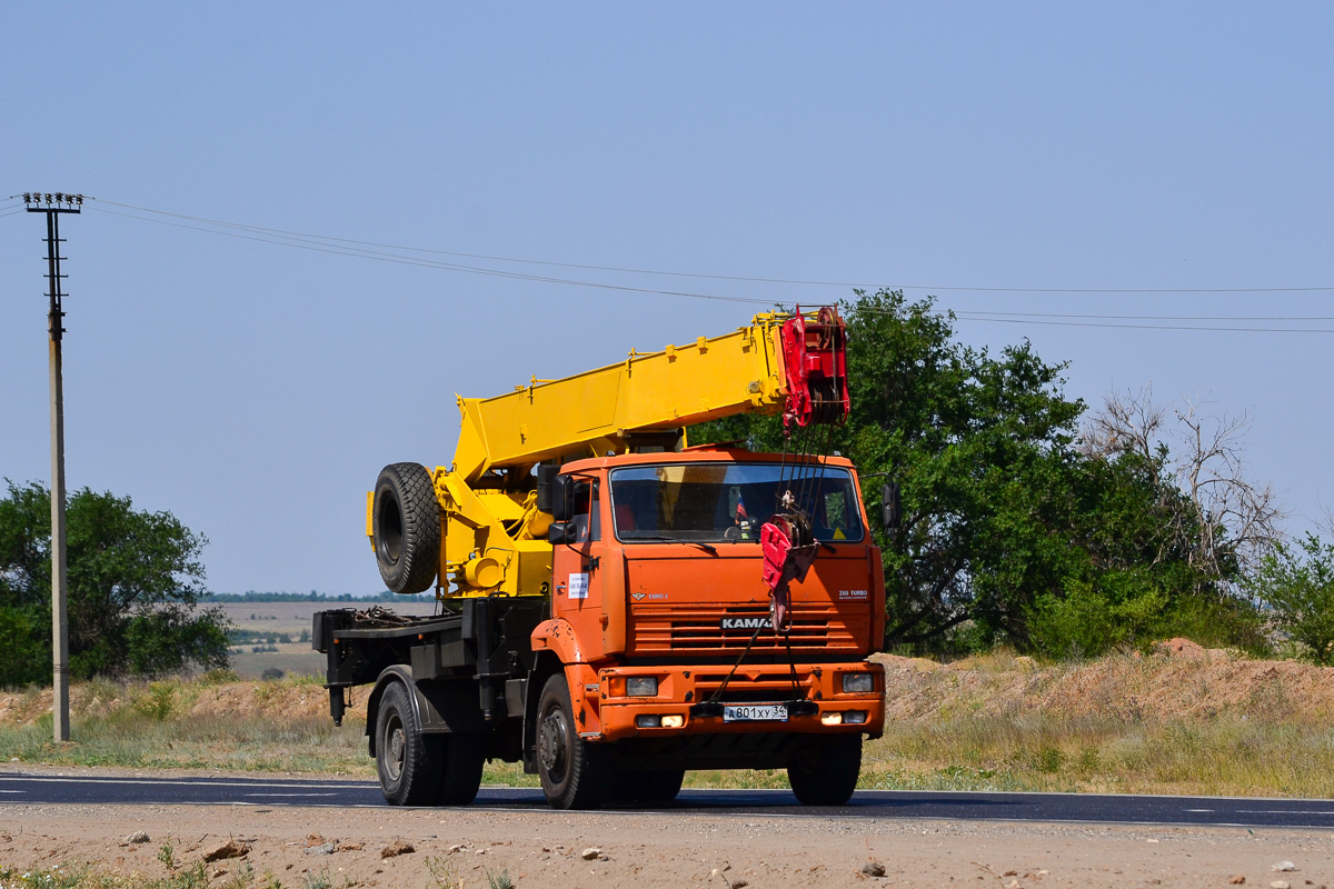 Волгоградская область, № А 801 ХУ 34 — КамАЗ-53605-62