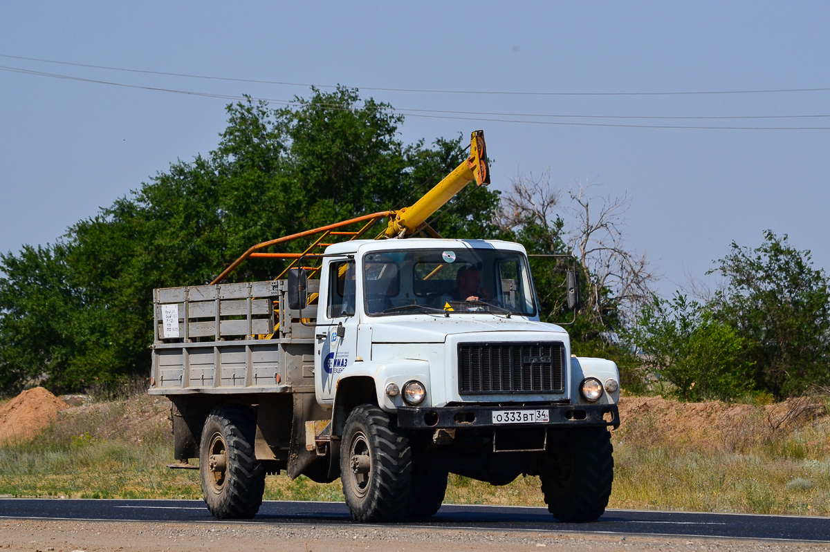 Волгоградская область, № О 333 ВТ 34 — ГАЗ-3308 «Садко»