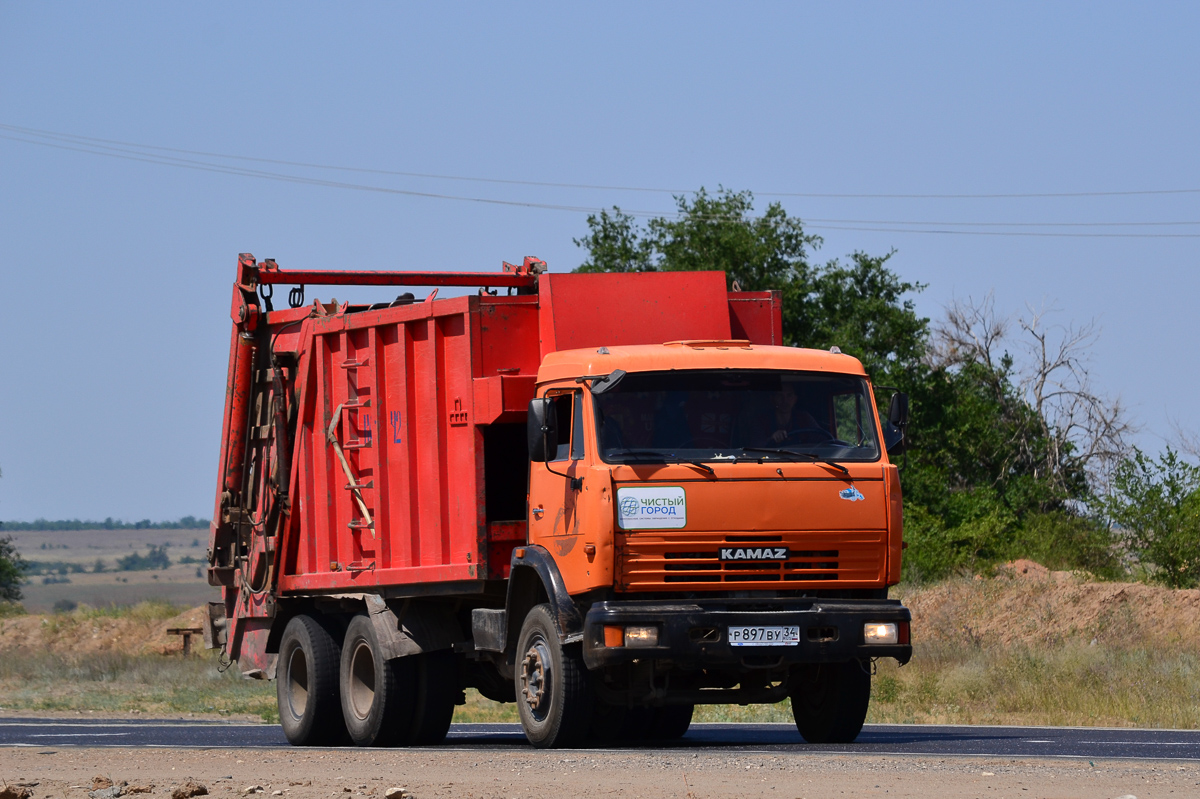 Волгоградская область, № Р 897 ВУ 34 — КамАЗ-65115-62