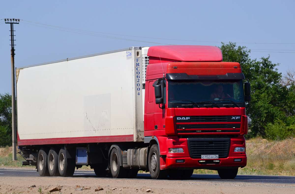 Волгоградская область, № С 152 АК 34 — DAF XF95 FT