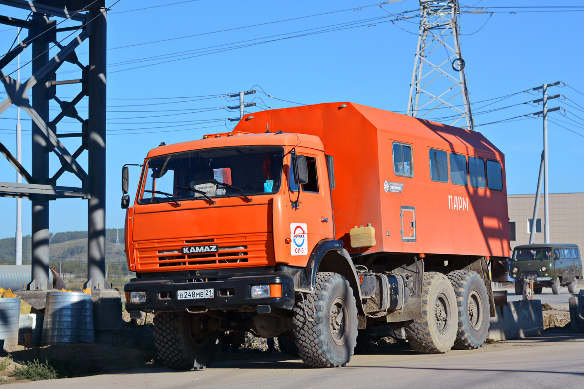 Чувашия, № В 248 МЕ 21 — КамАЗ-43114-15 [43114R]