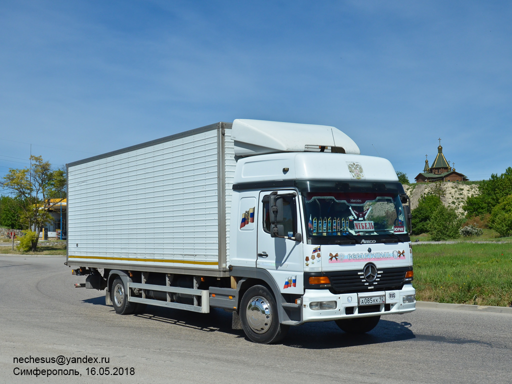 Севастополь, № А 085 КК 92 — Mercedes-Benz Atego 1223