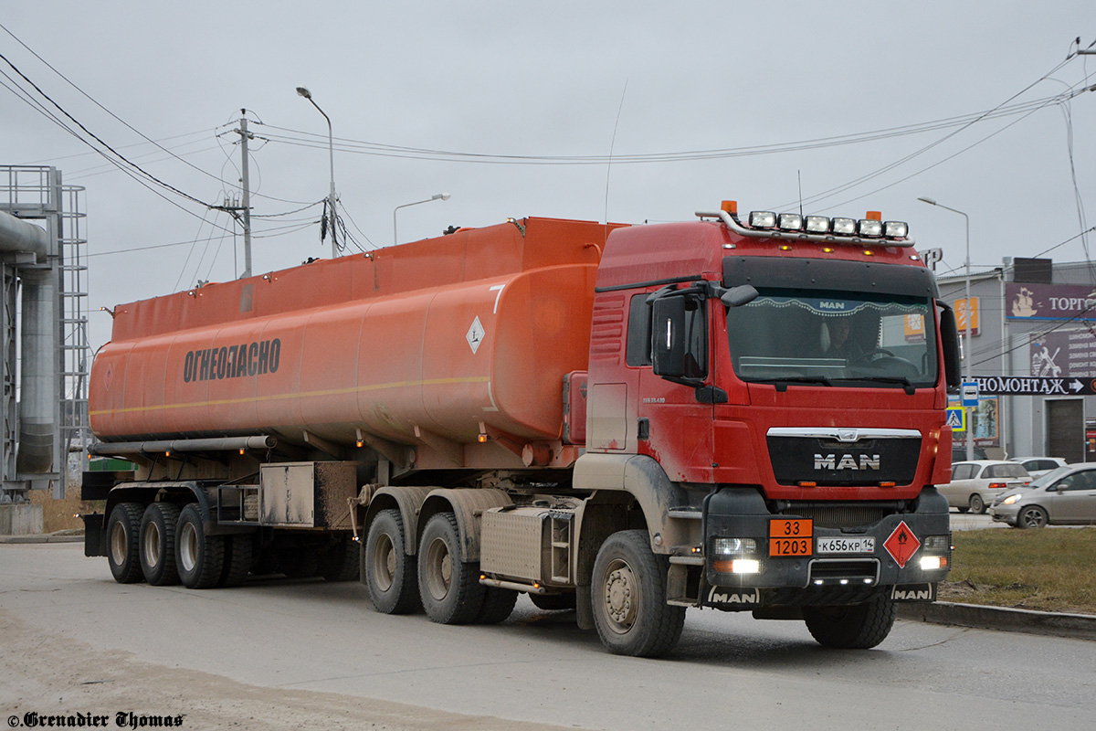 Саха (Якутия), № К 656 КР 14 — MAN TGS ('2007) 33.430