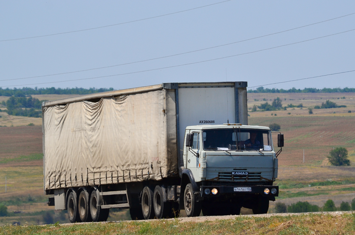 Волгоградская область, № А 141 ВО 134 — КамАЗ-5410