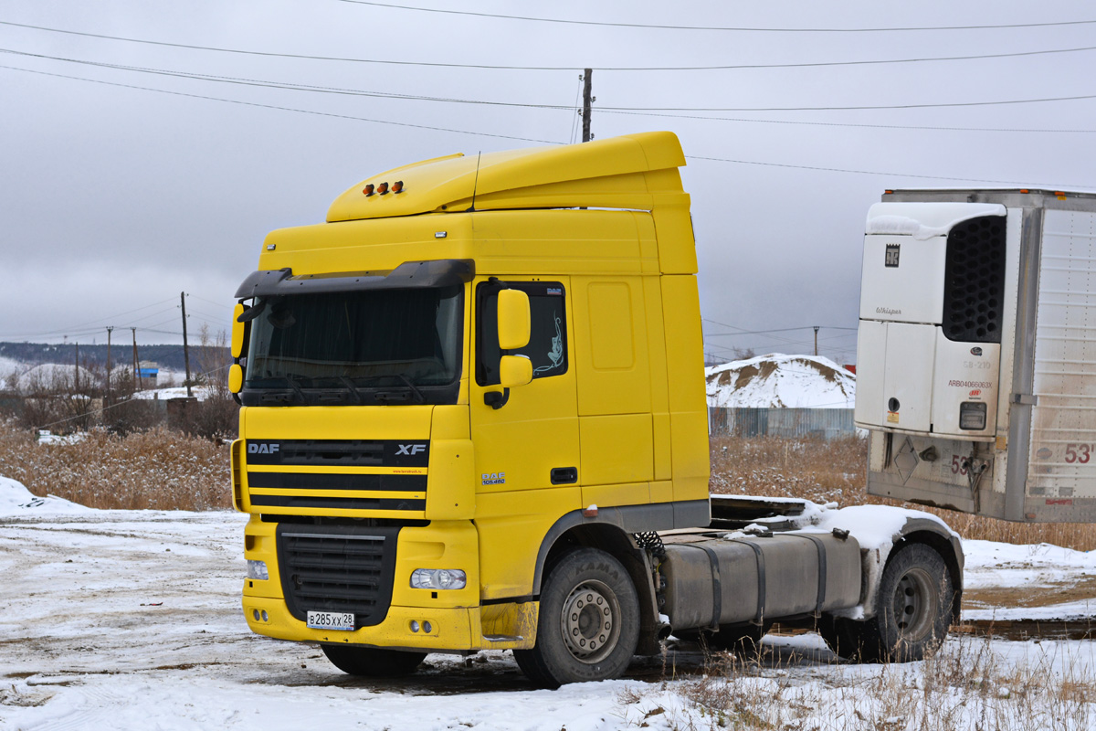 Амурская область, № В 285 ХХ 28 — DAF XF105 FT