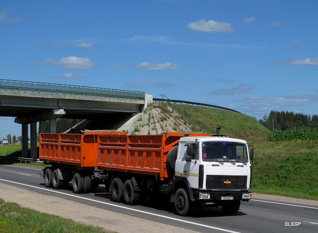 Витебская область, № АВ 5307-2 — МАЗ-5516 (общая модель)