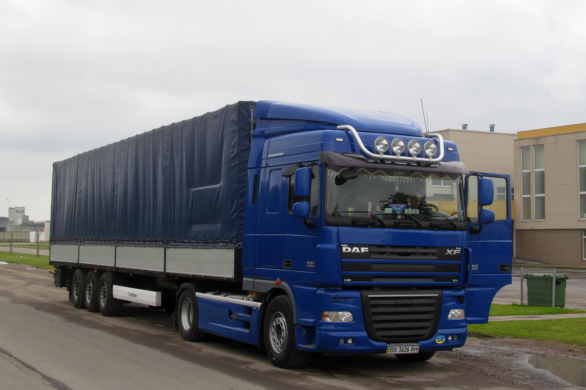 Хмельницкая область, № ВХ 3626 АН — DAF XF105 FT