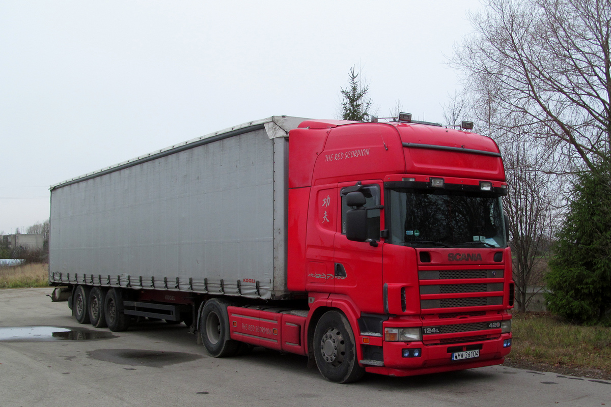 Польша, № WMA 36104 — Scania ('1996) R124L