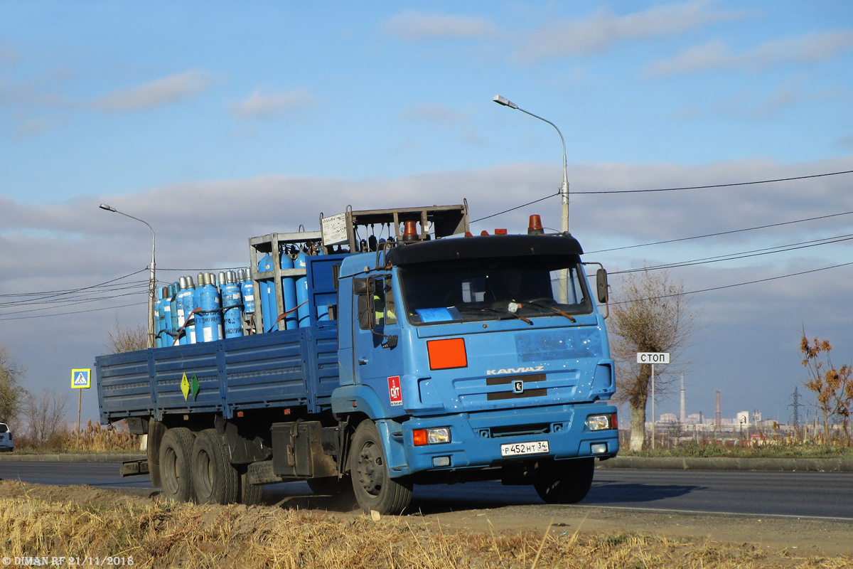 Волгоградская область, № Р 452 НТ 34 — КамАЗ-65117-N3