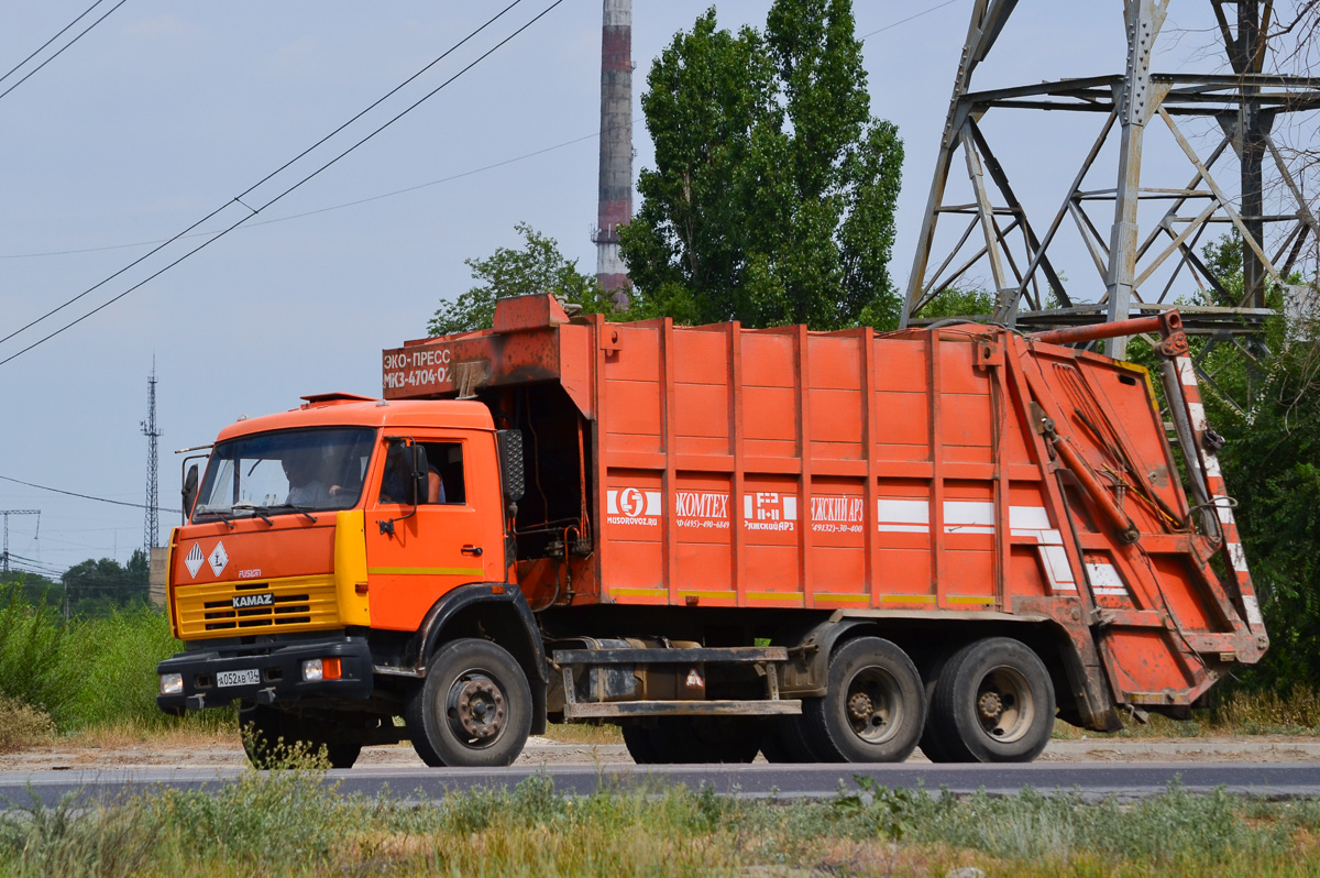 Волгоградская область, № А 052 АВ 134 — КамАЗ-65115-62