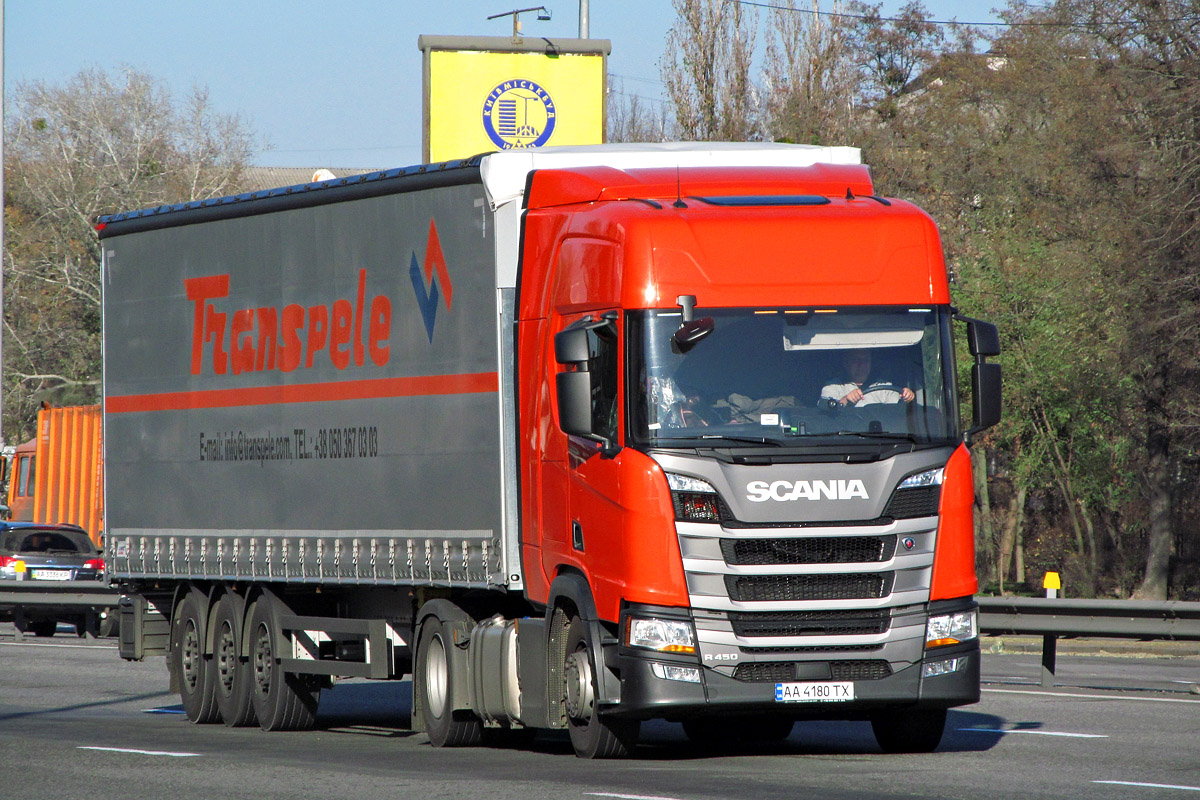 Киев, № АА 4180 ТХ — Scania ('2016) R450