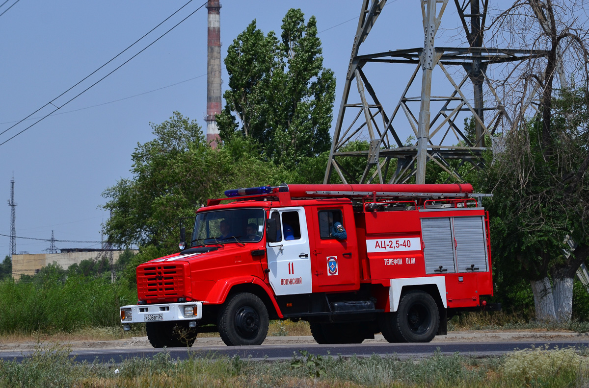 Волгоградская область, № К 308 ВТ 34 — ЗИЛ-433362