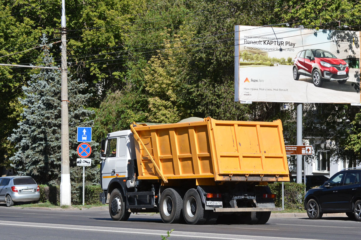 Волгоградская область, № В 953 ХВ 134 — МАЗ-5516X5