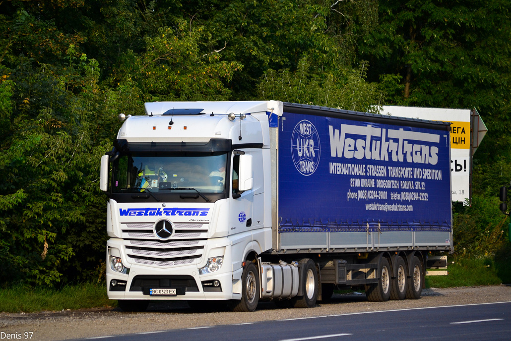 Львовская область, № ВС 0323 ЕХ — Mercedes-Benz Actros ('2011) 1848