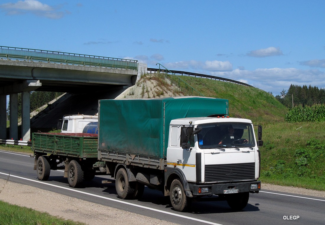 Могилёвская область, № АВ 5703-6 — МАЗ-5336 (общая модель)