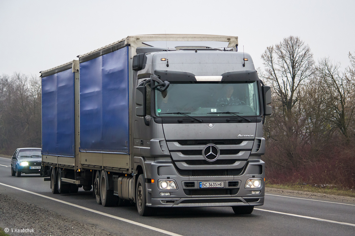 Львовская область, № ВС 3635 НЕ — Mercedes-Benz Actros ('2009) 2544