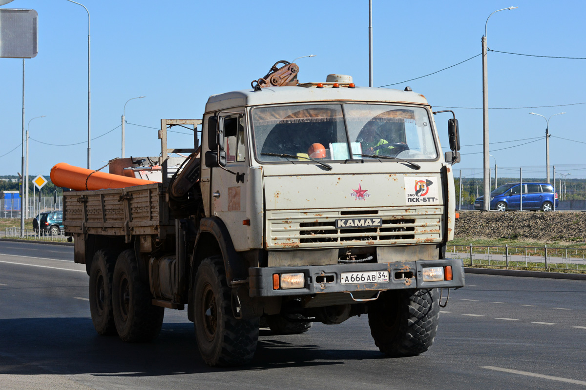 Волгоградская область, № А 666 АВ 34 — КамАЗ-43118-10 [43118K]