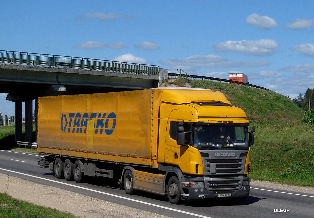 Московская область, № С 874 АК 50 — Scania ('2009) R440