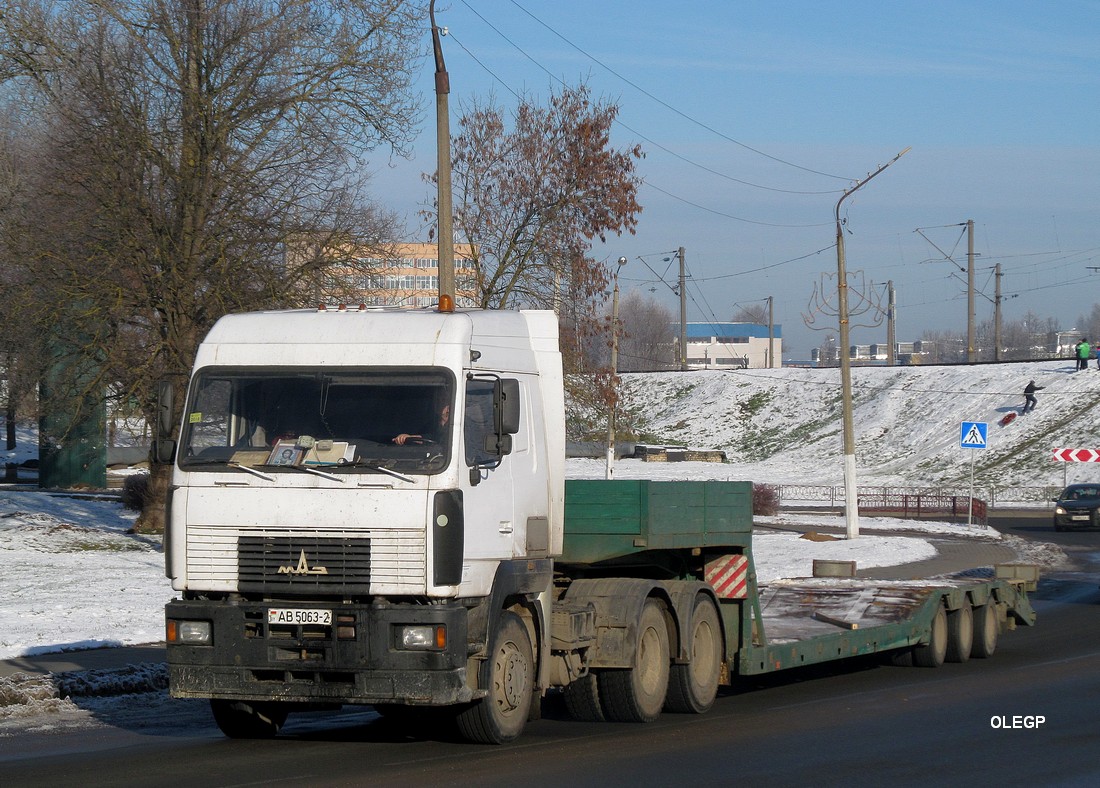 Витебская область, № АВ 5063-2 — МАЗ-6430 (общая модель)