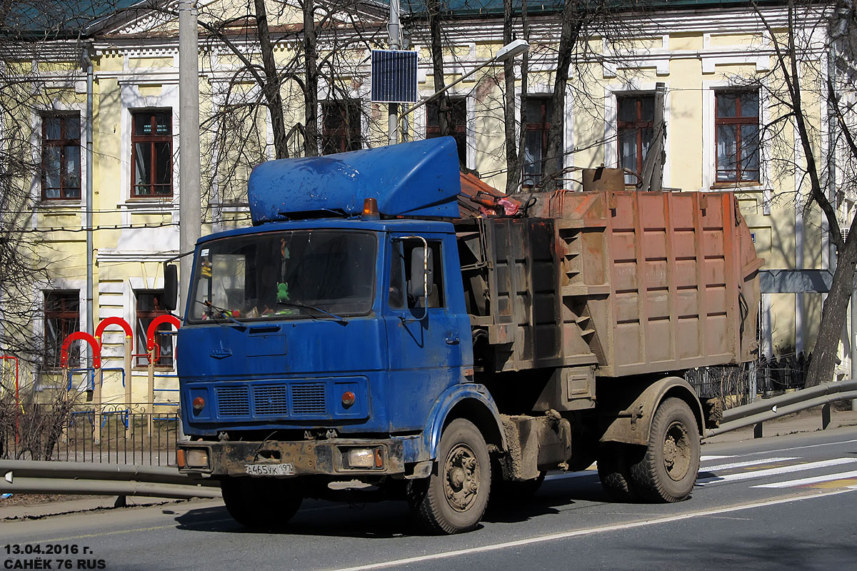 Ярославская область, № А 465 УК 197 — МАЗ-5337 [533700]