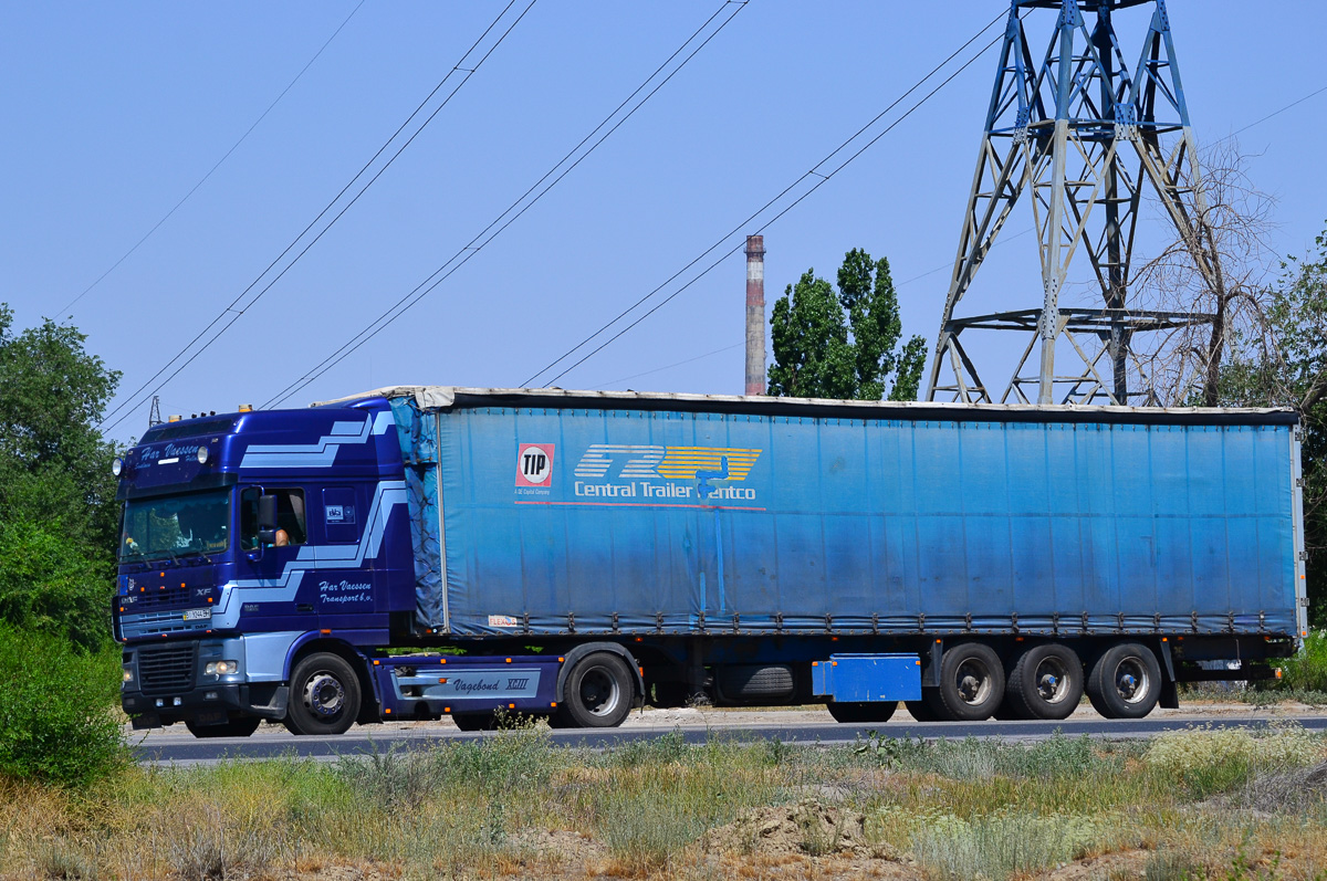 Полтавская область, № BI 9244 BH — DAF XF95 FT