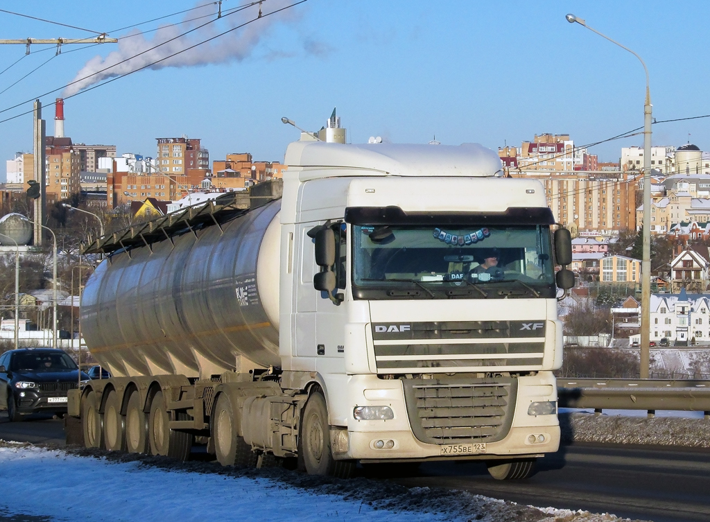 Краснодарский край, № Х 755 ВЕ 123 — DAF XF105 FT