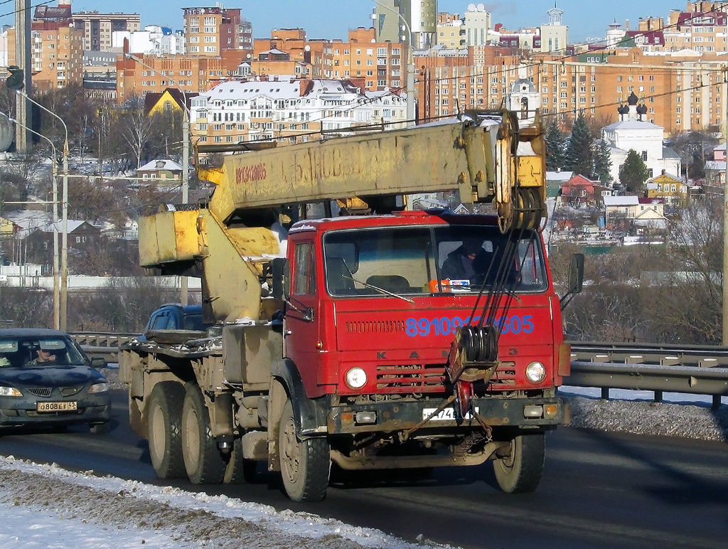 Калужская область, № Н 474 ВА 40 — КамАЗ-53213