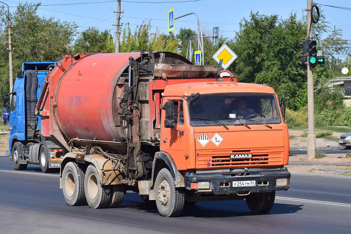 Волгоградская область, № Р 254 ТМ 34 — КамАЗ-65115-62