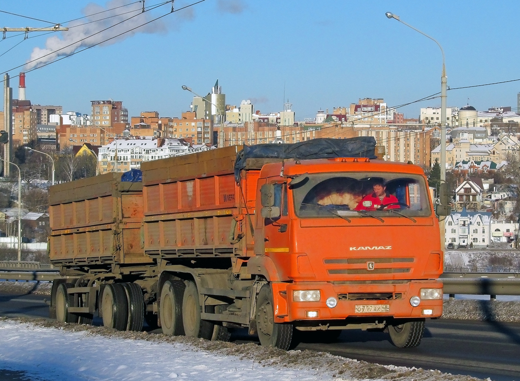 Липецкая область, № О 717 АХ 48 — КамАЗ-65115-42