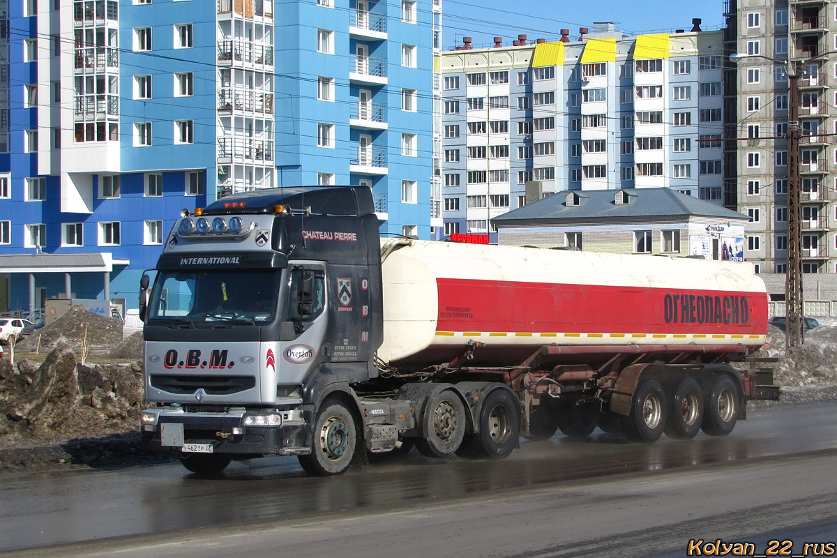 Алтайский край, № У 462 ТР 22 — Renault Premium ('1996)