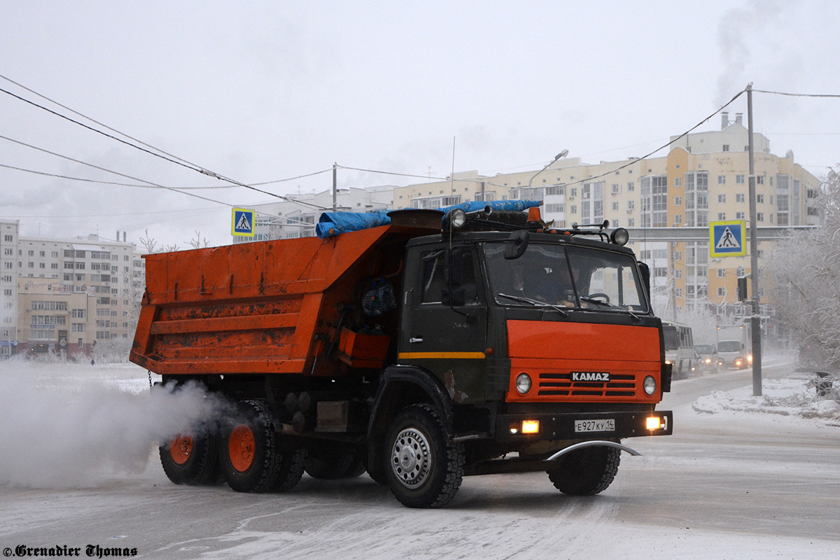 Саха (Якутия), № Е 927 КУ 14 — КамАЗ-55111 [551110]