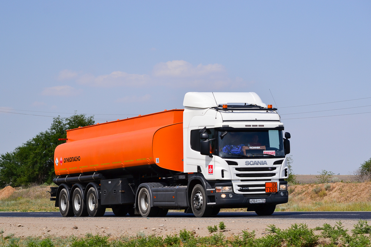 Волгоградская область, № В 964 ТТ 134 — Scania ('2011) P400