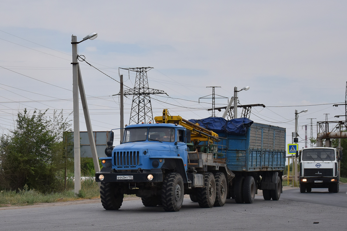 Волгоградская область, № В 443 МТ 134 — Урал-4320-41