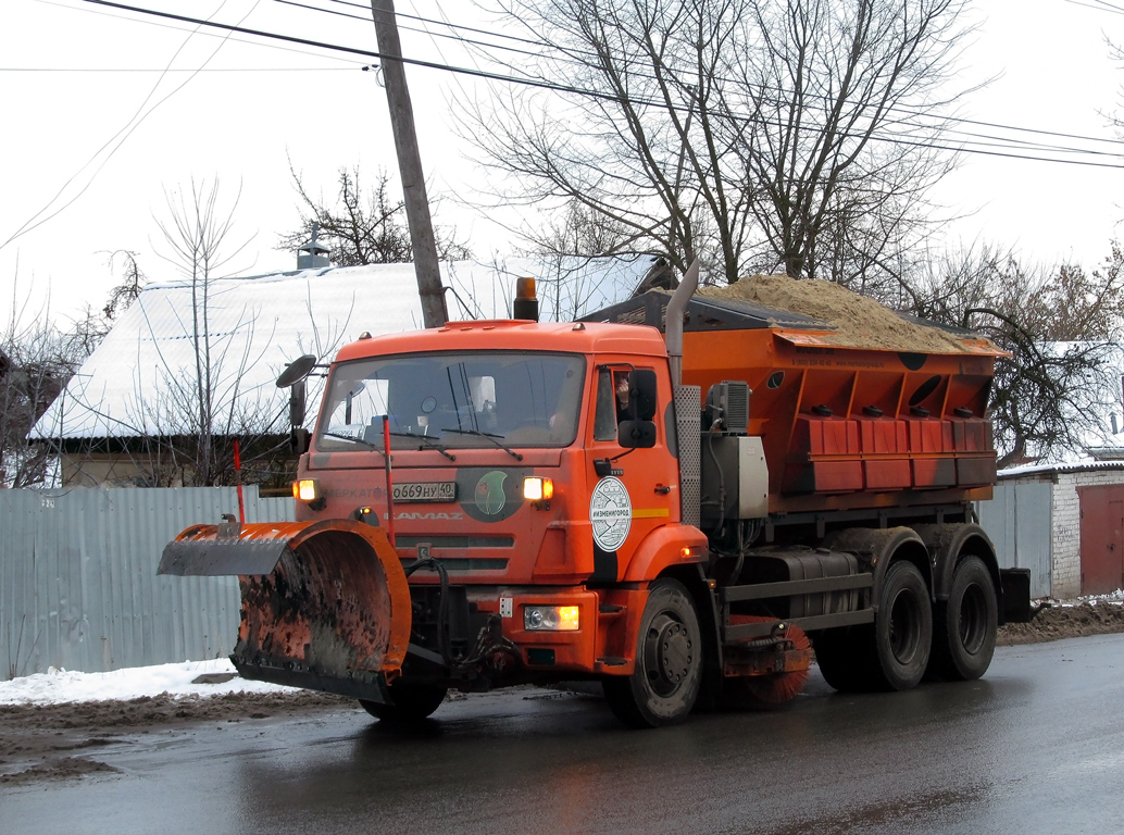 Калужская область, № О 669 НУ 40 — КамАЗ-65115-L4