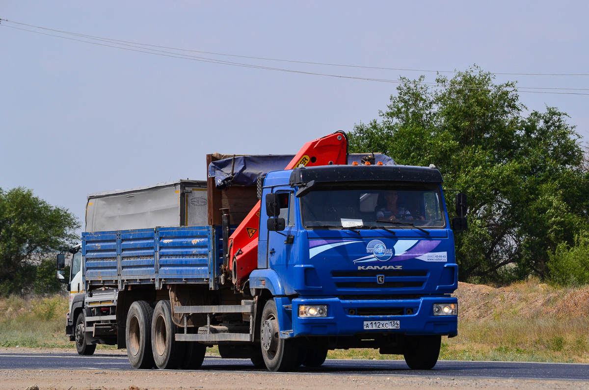 Волгоградская область, № А 112 ХС 134 — КамАЗ-65117-N3