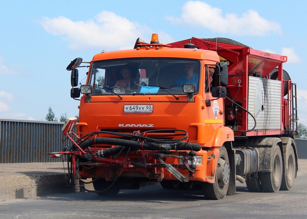 Псковская область, № К 649 КК 60 — КамАЗ-65115-D3