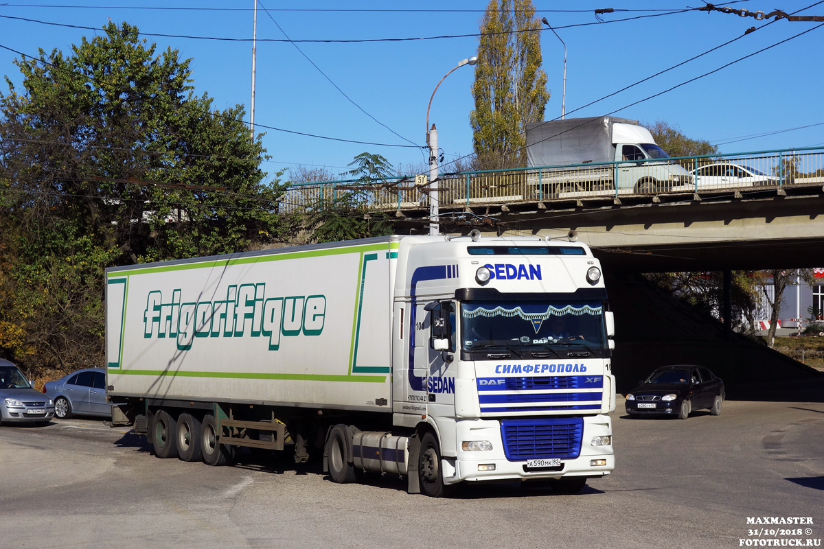 Крым, № А 590 МК 82 — DAF XF95 FT