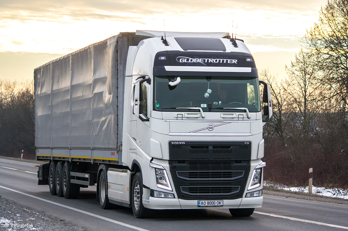 Закарпатская область, № АО 8000 ОК — Volvo ('2012) FH.460