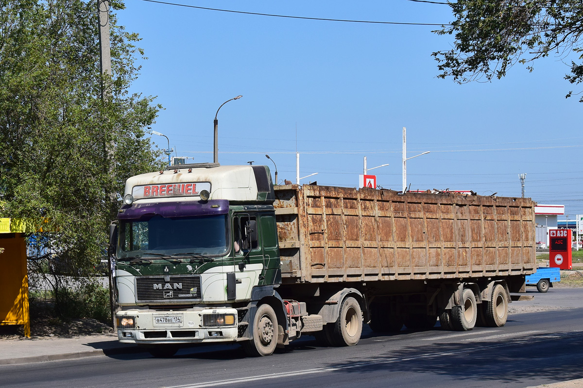 Волгоградская область, № В 478 ВЕ 134 — MAN F2000 19.403