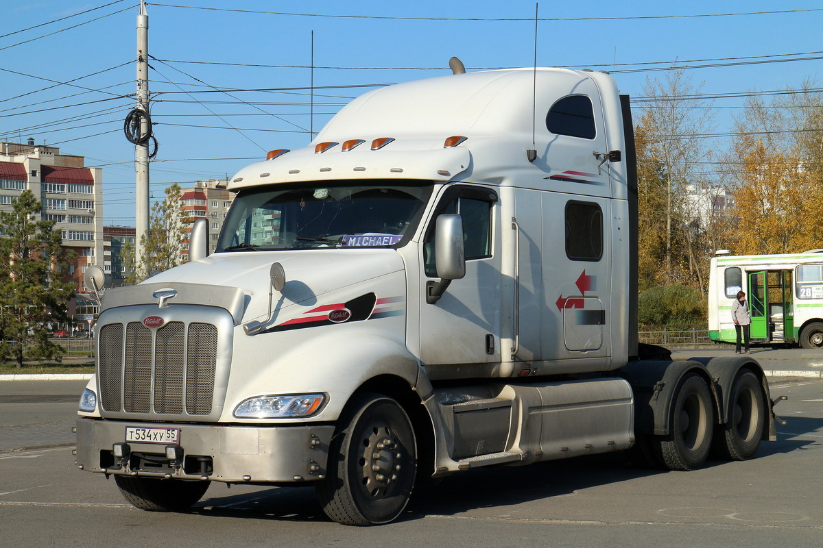 Омская область, № Т 534 ХУ 55 — Peterbilt 387