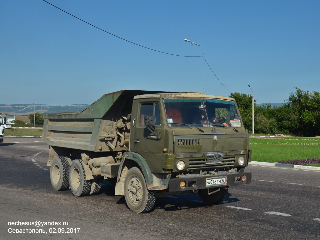 Севастополь, № А 076 ЕМ 92 — КамАЗ-55111 [551110]