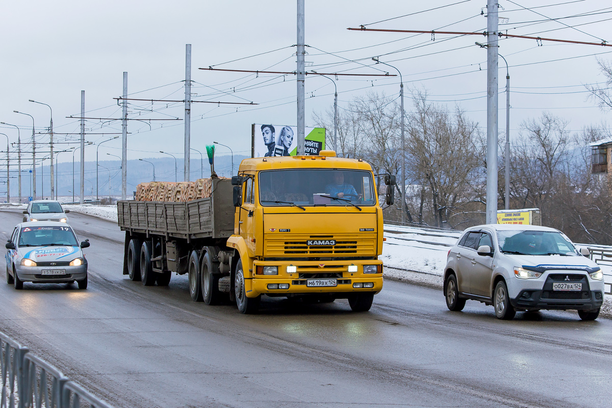 Красноярский край, № М 619 ВХ 124 — КамАЗ-65116 [651160]