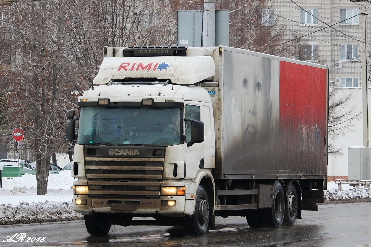 Тамбовская область, № Н 334 АУ 68 — Scania ('1996) P124C