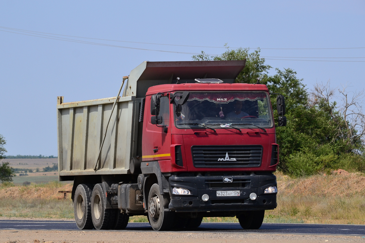 Волгоградская область, № А 323 АР 134 — МАЗ-6501B9