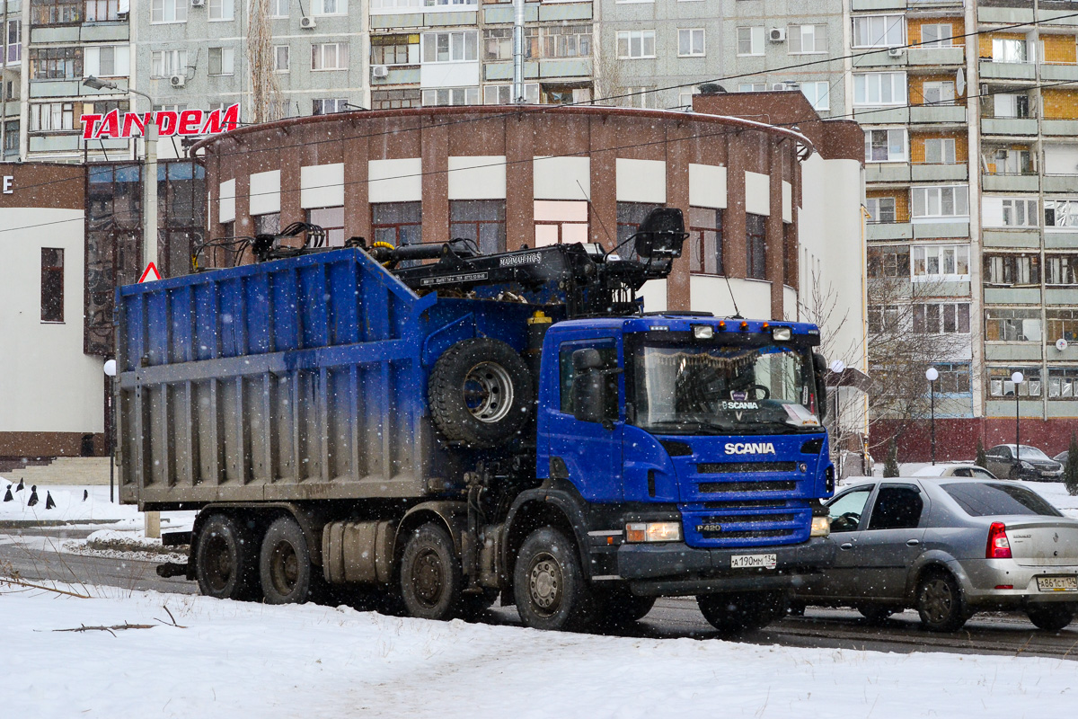 Волгоградская область, № А 190 ММ 134 — Scania ('2004) P420