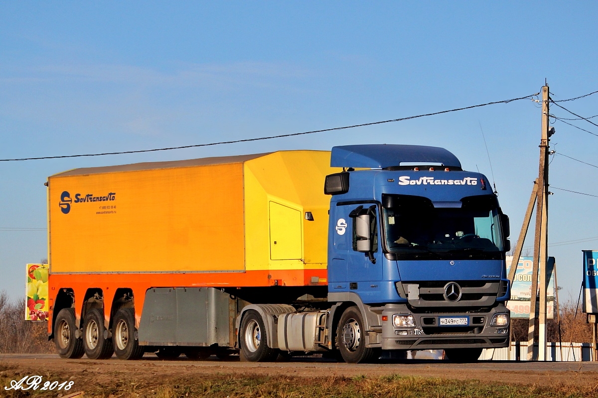 Москва, № Н 349 РС 777 — Mercedes-Benz Actros ('2009) 1841