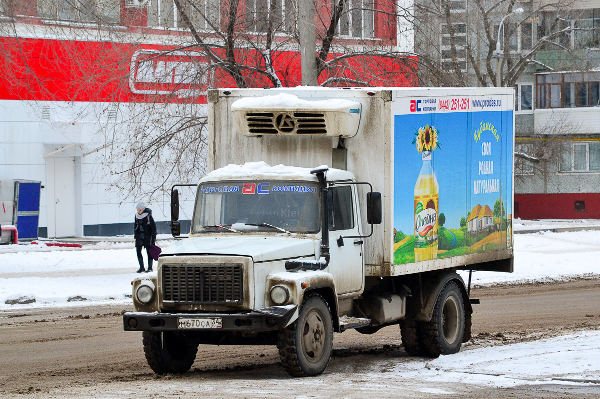 Волгоградская область, № М 670 СА 34 — ГАЗ-3309