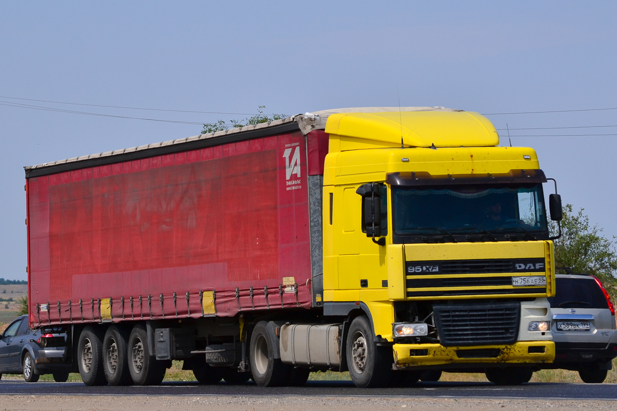 Омская область, № Н 756 АЕ 55 — DAF 95XF FT