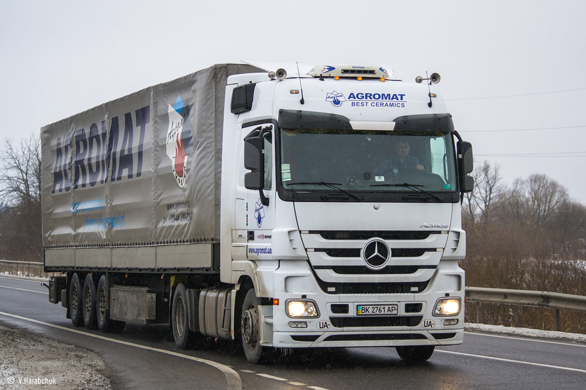 Ровненская область, № ВК 2761 АР — Mercedes-Benz Actros ('2009) 1841