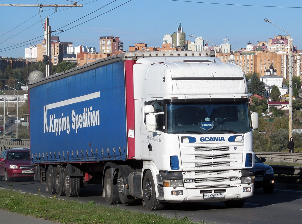 Волгоградская область, № Р 594 КА 34 — Scania ('1996) R144L